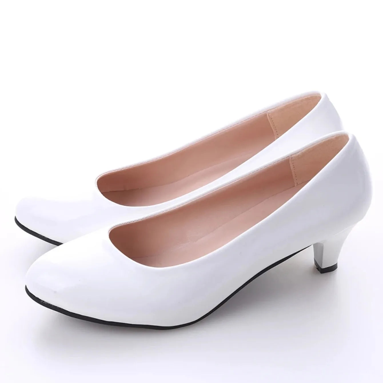 Female Pumps Nude Shallow Mouth Women Shoes Fashion Office Work Wedding Party Shoes Ladies Low Heel Shoes Woman Zapatos De Mujer