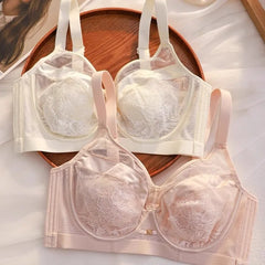 Women's underwear plus size bras Bralette French Chic Skin Friendly and Comfortable Breathable Lace Hot Sexy Non Padded Thin