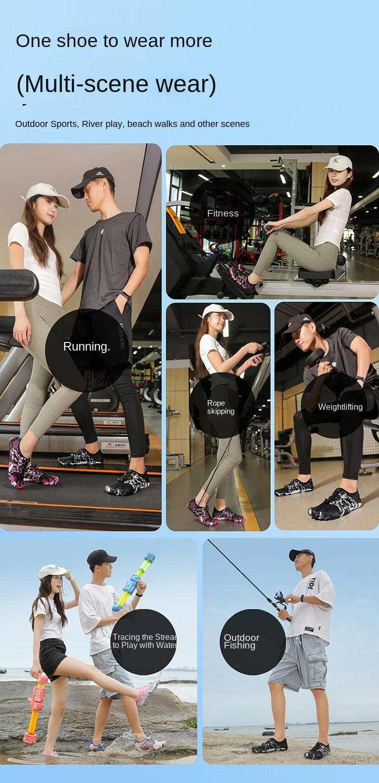 Women's Men's Barefoot Water Shoes Walking Shoes Quick Dry Stirrups Surf Waterpark Yoga Shoes Fishing Shoes Aqua shoes Beach Sho