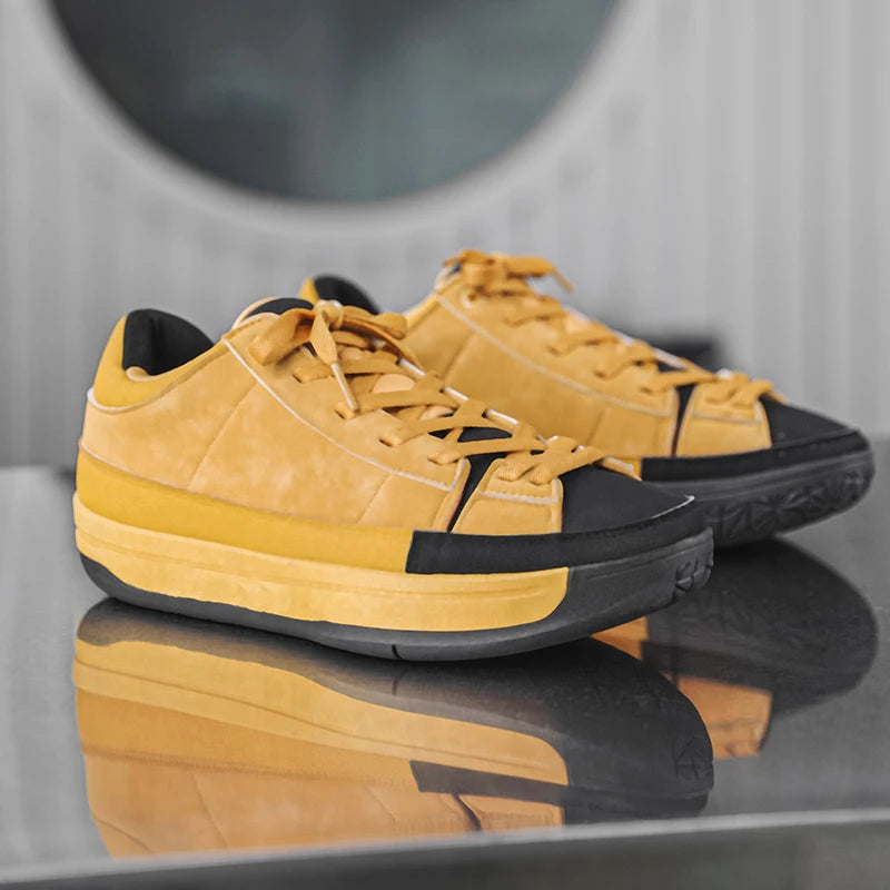 Men's shoes - Spring/Autumn light and fresh street sports casual shoes that are versatile and retro trendy.