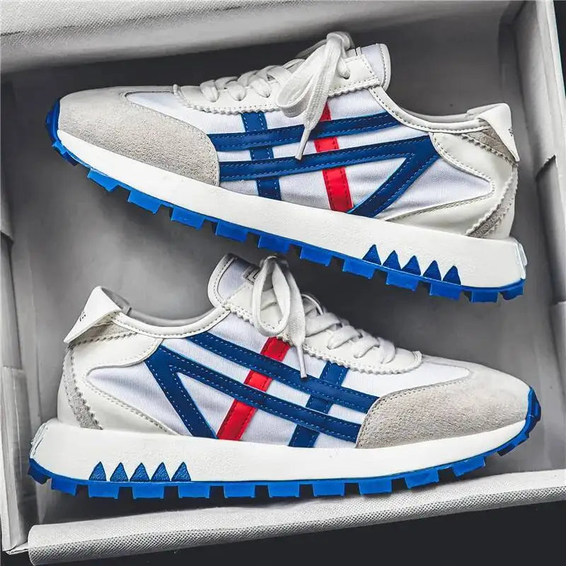 2025 New Men's Shoes Fashionable Versatile Casual Sports Lightweight Non-slip Breathable Shoes With Thick Soles For Men