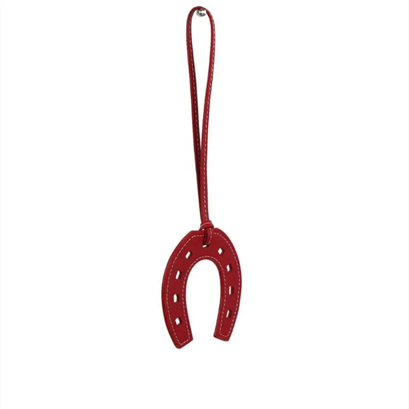 Fashion Designer  PU Faux Leather Shoe Boot Horseshoe Keychain Pendant For Women Ladies  Bag Charm Accessories Ornament Gifts