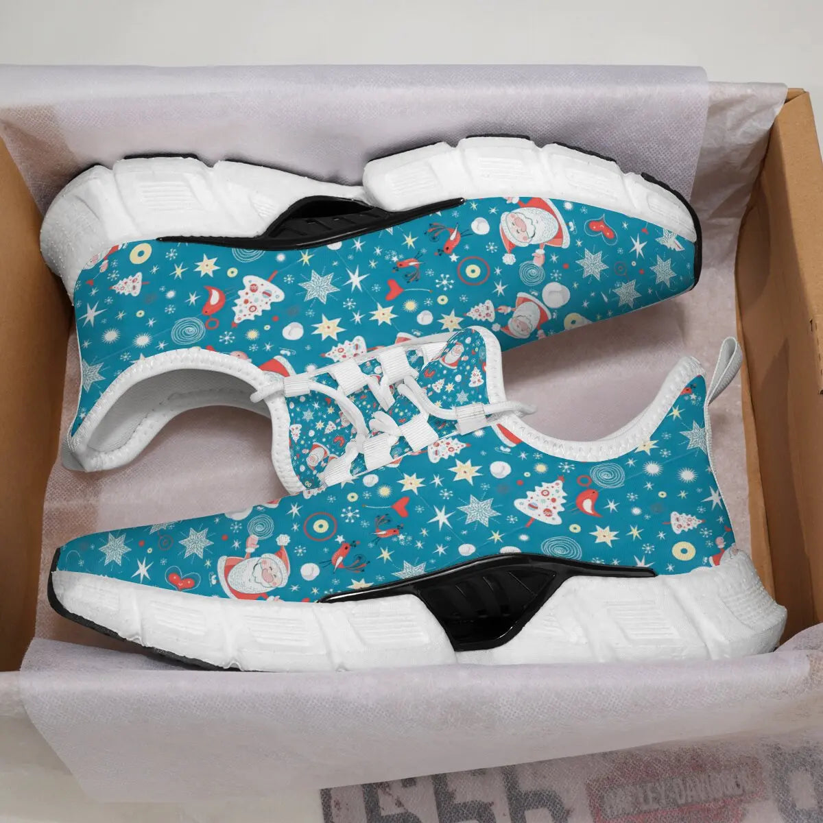 Christmas Shoes for Women Casual Men Footwear Running Sneakers Breathable Sports Jogging Shoes for Men Zapatillas Hombre