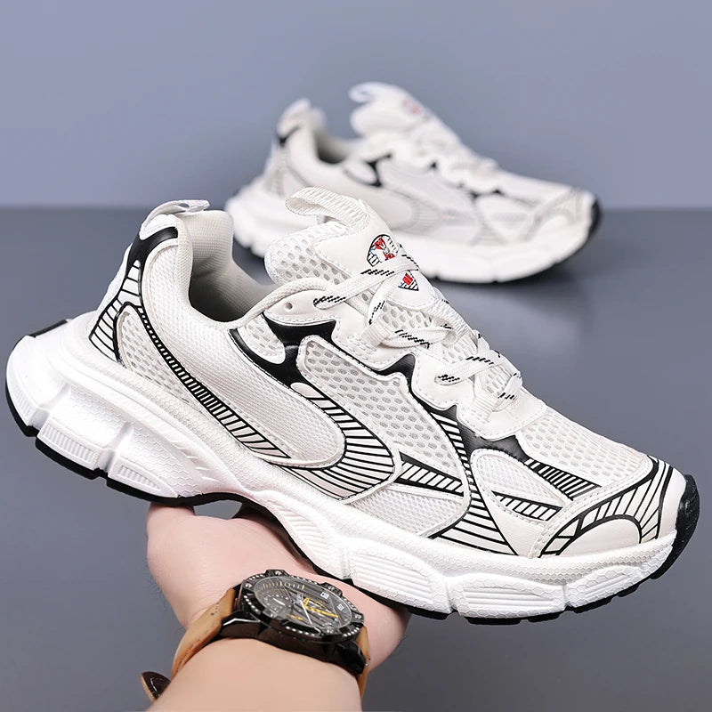 Men Sport Shoes Casual Fashion Male Running Sneaker High Quality Breathable Lightweight Outdoor Walking Anti-slip Footwear Tenis