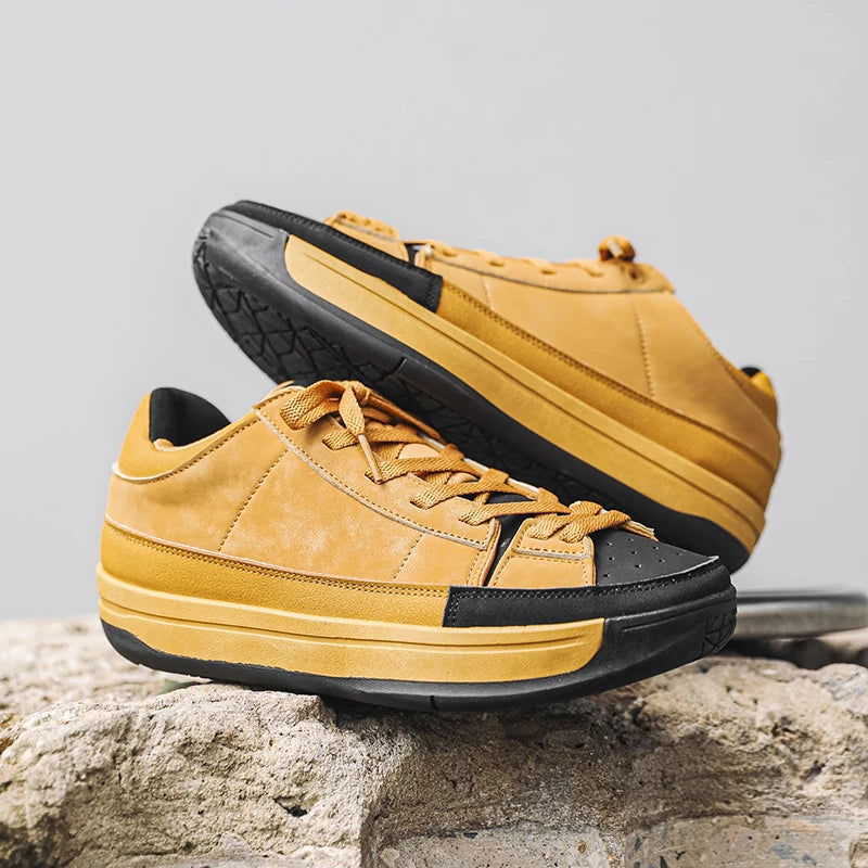 Men's shoes - Spring/Autumn light and fresh street sports casual shoes that are versatile and retro trendy.