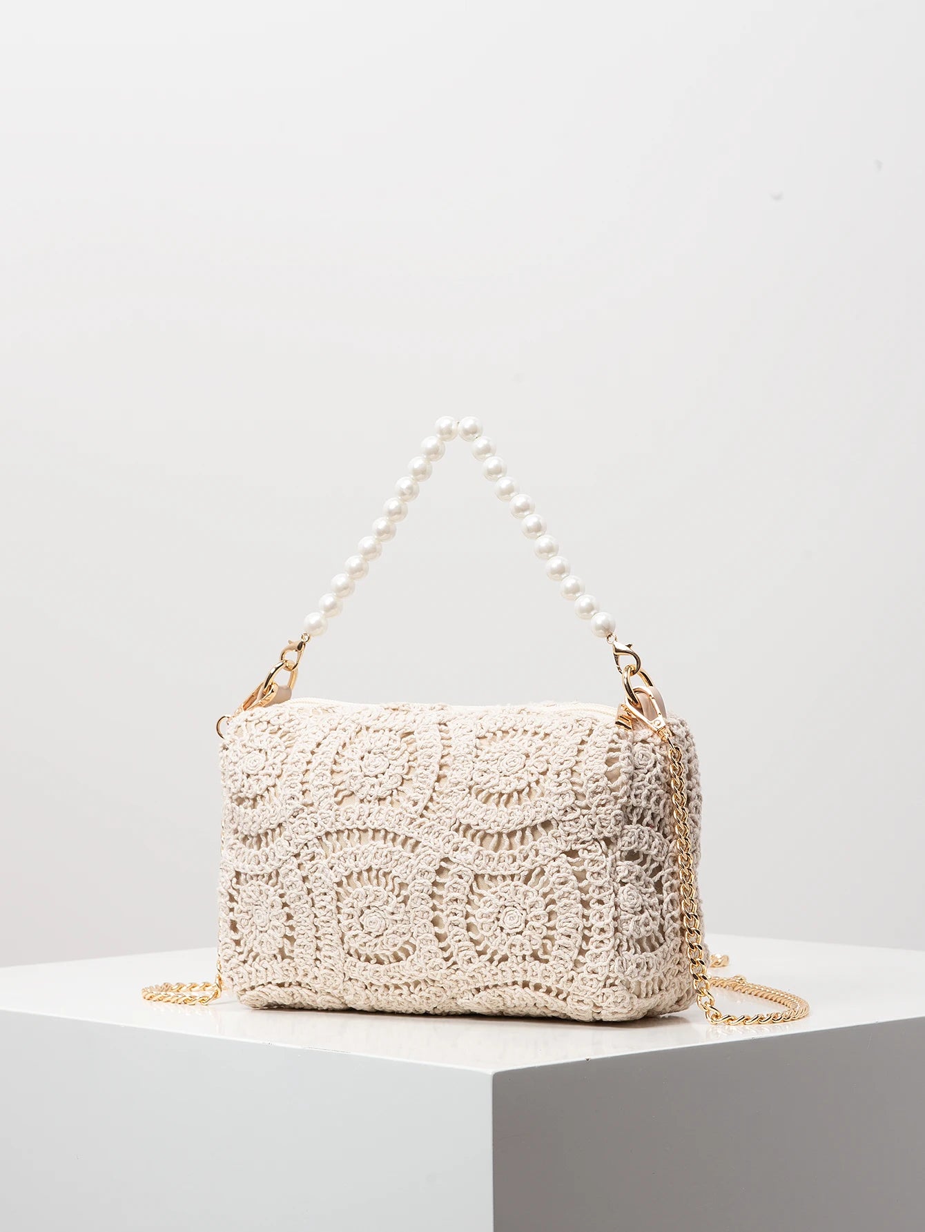 Boho Beach Bags for Women，Pearl Bag，Wicker Bag，Premiun Style Tote Bags for Ladies，Vacaition Outfits Women，Travel Must Haves