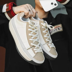 Men's shoes - Spring/Autumn light and fresh street sports casual shoes that are versatile and retro trendy.