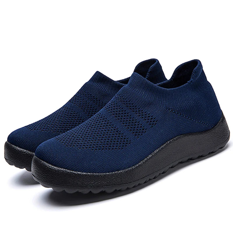 Women's Sports Shoes Mix Color Woman Shoes With Mesh Sneakers Women Casual Zapatillas De Mujer  Slip-on Footwear Tennis Female
