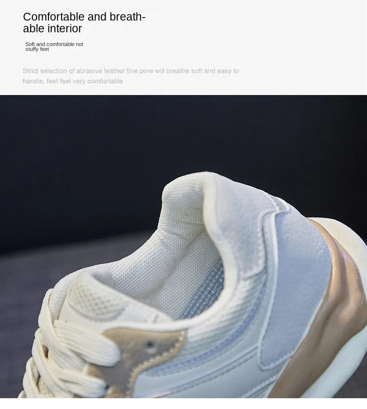 Women's Sports Shoes Casual Shoes Fashionable Women's Soft Flat Shoes Breathable and Shock-absorbing Lightweight Easy To Run