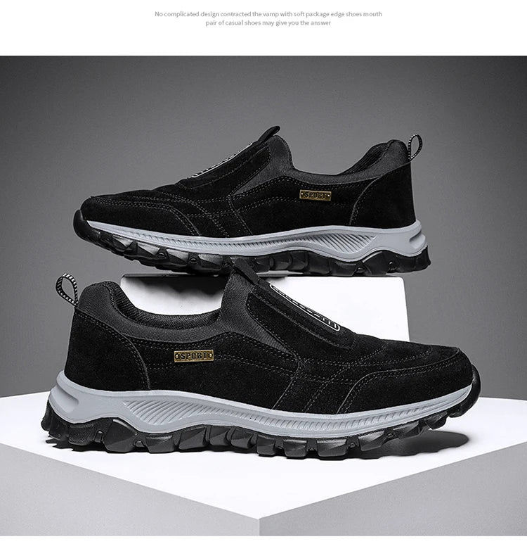 Men's Walking Shoes High-Quality Lightweight Non-Slip Outdoor Sports Shoes Comfortable Fashionable Hiking Shoes Loafers For Men