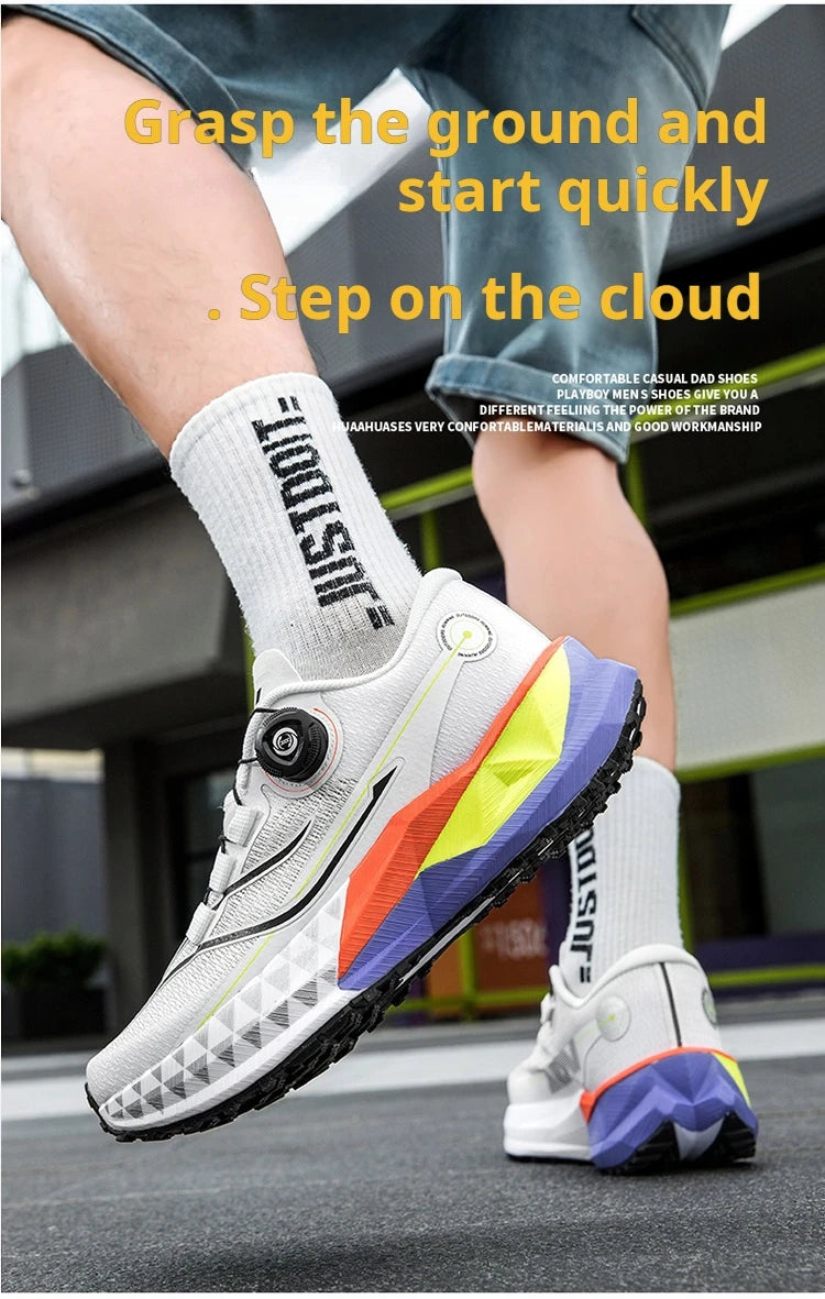 Steel-toed shoesMen's Running Shoes Fashionable Casual Large Size Summer Breathable Mesh Surface Wear Resistant Lightweight Spor