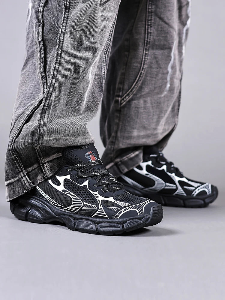 Men Sport Shoes Casual Fashion Male Running Sneaker High Quality Breathable Lightweight Outdoor Walking Anti-slip Footwear Tenis
