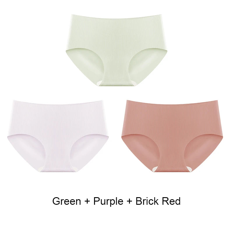 Underpants Women Summer Underwear for Women Ultrathin Fashion Sports Sexy Panties Set Pack Women's Briefs Lingerie Lady Seamless