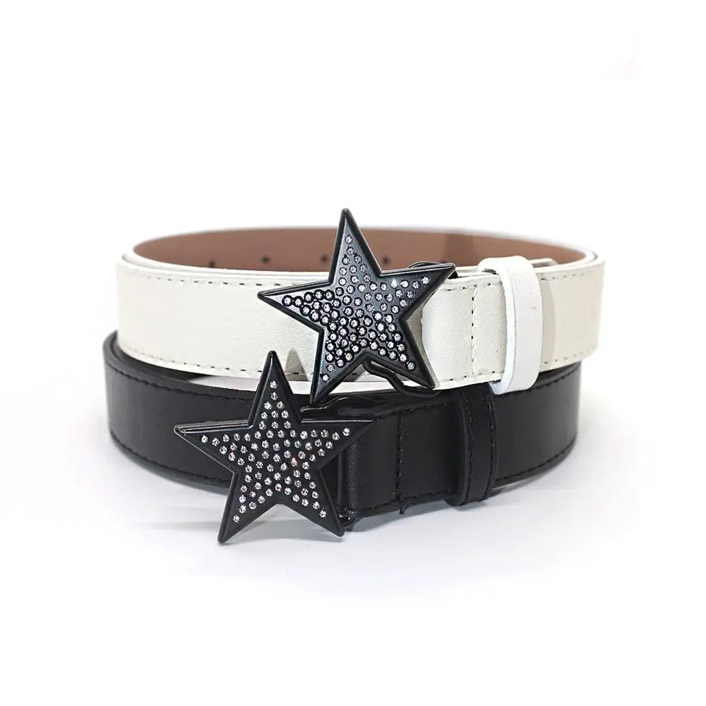 Accessories Width Waist Belt Retro Y2k Waist Strap Corset Belt Adjustable Waistband Women Waist Belt Star Buckle Belt