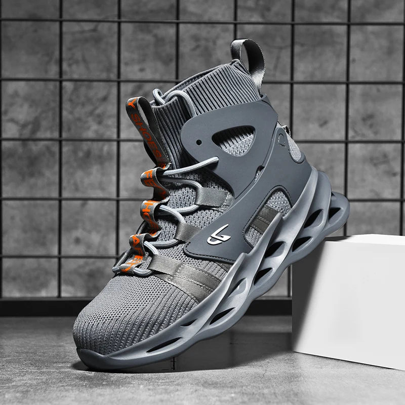 Fashionable, comfortable and casual sports shoes, work boots, anti-puncture and anti-crush safety shoes, men's protective shoes