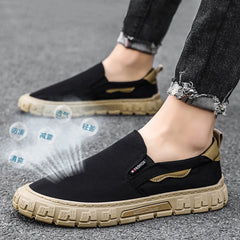 Men's shoes - Autumn thick-soled casual lightweight thick-soled loafers with leather upper, sport shoes