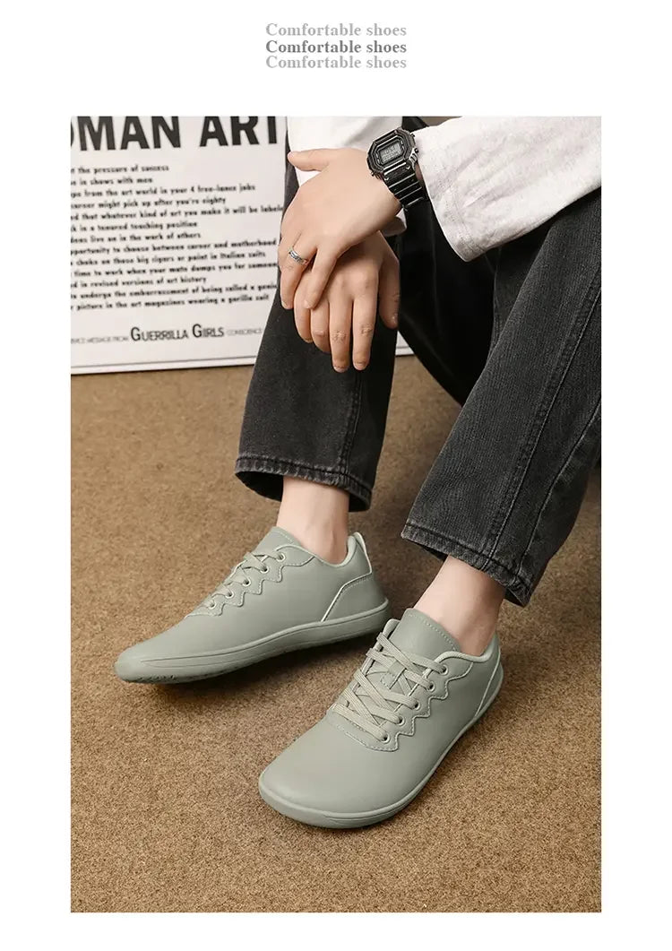 womens Barefoot Shoes Wide Toe Box Casual Sneakers Unisex Plus Size Toe Shoes Zero Drop Minimalist Walking Flats for Men