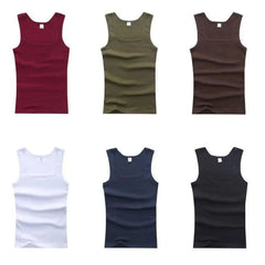 Classic Men Women Cotton Tank Top Summer Casual Fitness Bodybuilding Singlet Solid Color Outerwear Sweatshirt Sleeveless T-shirt