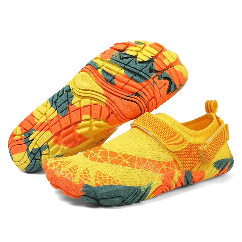 Water Shoes Women Men Quick Dry Five Finger Barefoot New Outdoor Upstream Wading Swimming Aqua Shoes Summer Beach Sneakers 2025