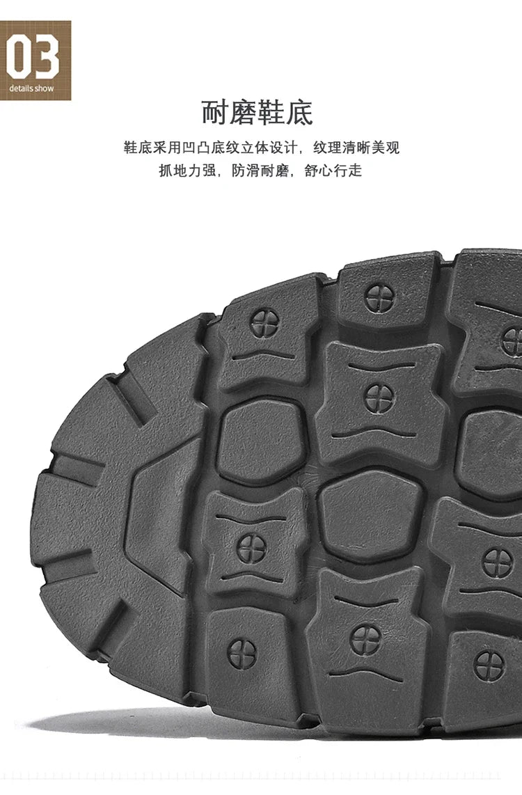 Men's shoes - Autumn thick-soled casual lightweight thick-soled loafers with leather upper, sport shoes