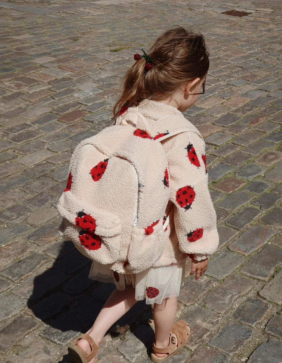 Kids 25 Autumn Winter New Children's Clothing Ks Kitten Bow Swan Beetle Lamb Fur Coat Kids Jackets for Girls