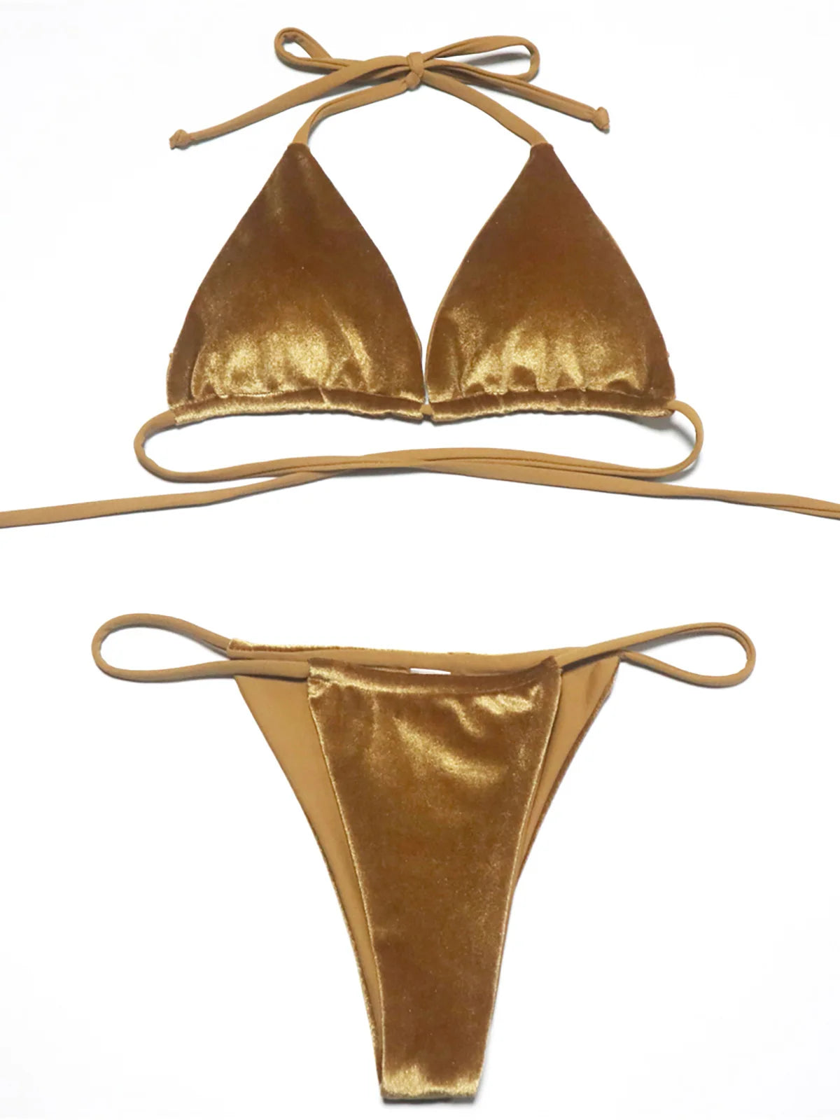12 Colors Halter High Leg Cut Padded Bikini Women Swimwear Female Swimsuit Two-pieces Bikini set Bather Bathing Suit Swim K5974