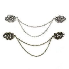Clothing Accessories Retro Suit Brooch Grace Fashion Gentleman Tassel Brooch Korean Trend Suit Shirt Collar Chain Sweater