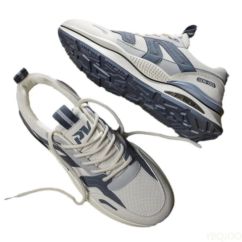 Men's shoes spring new casual thick sole height increasing sports men's shoes simple comfortable versatile trendy shoes