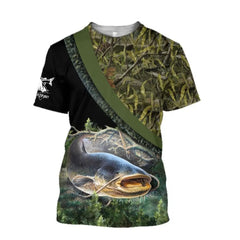 Summer Men's T-shirt Carp Fishing 3D Print T-shirt Men Fashion T-shirts Kids Hip Hop Tops Tees Men's Clothing Y2k Tops Boy
