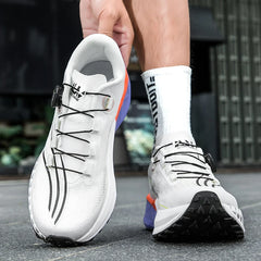 Steel-toed shoesMen's Running Shoes Fashionable Casual Large Size Summer Breathable Mesh Surface Wear Resistant Lightweight Spor