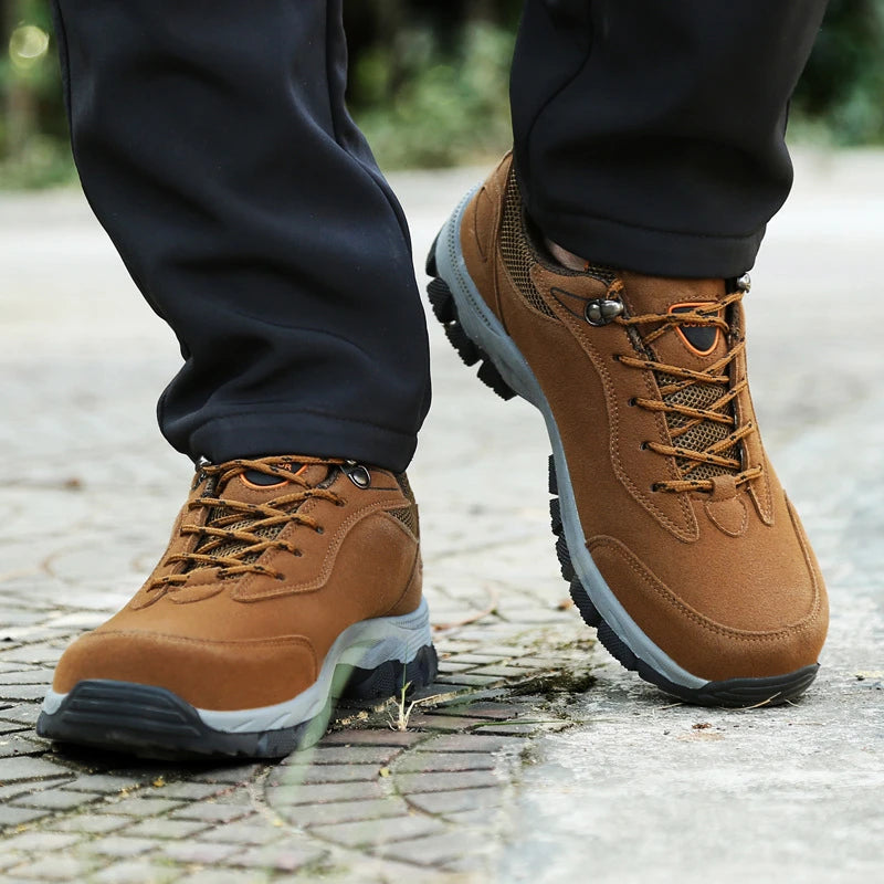 Hiking Shoes For Men In Autumn And Winter Men's Non-Slip Thick Sole Men's Travel Sports And Casual Shoes For Outdoor Comfortable