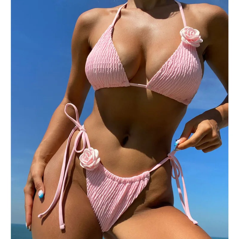 Summer Sexy Bikinis Women's Swimwear Female Swimsuit For Swimming Wear Bathing Suits Brazilian Bikini Set Beachwear Pool Bather