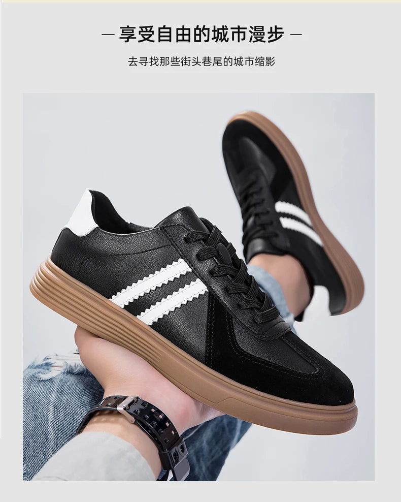 Shoes Men 2025 Trend Casual Sneakers Comfortable Lace Up Flats Tennis Shoe Breathable Walking Jogging Shoe