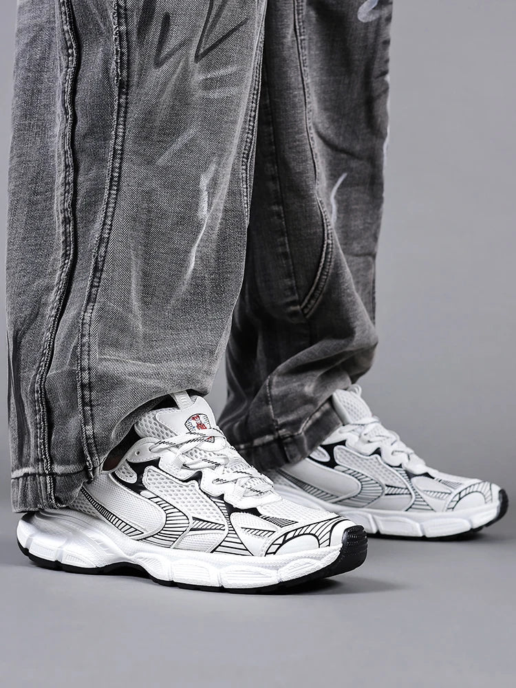 Men Sport Shoes Casual Fashion Male Running Sneaker High Quality Breathable Lightweight Outdoor Walking Anti-slip Footwear Tenis
