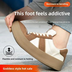 New Women's Safety Shoes with Steel Toe  Anti Smashing and Anti Piercing  Lightweight and Soft Sole  Fashionable and Breathable