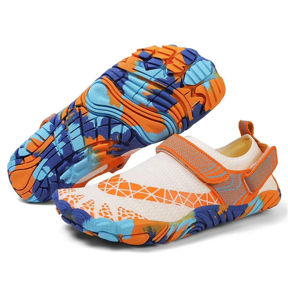 Water Shoes Women Men Quick Dry Five Finger Barefoot New Outdoor Upstream Wading Swimming Aqua Shoes Summer Beach Sneakers 2025
