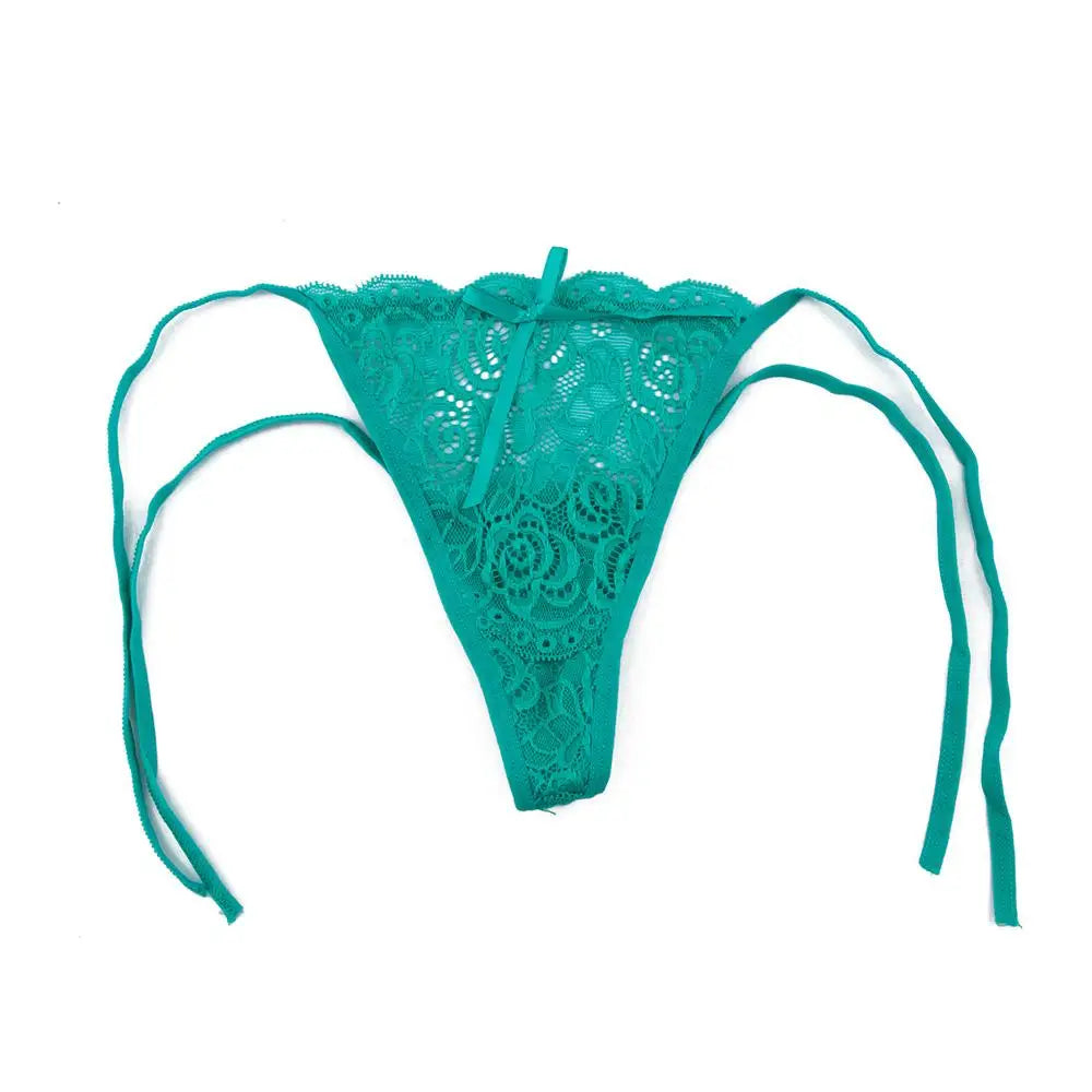 Sexy Women's Intimates Underwear Briefs Lace Floral Knickers Lingerie Transparent