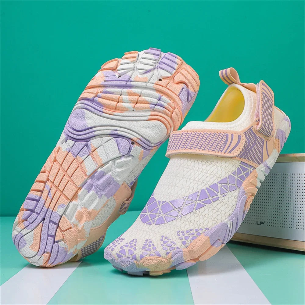 Water Shoes Women Men Quick Dry Five Finger Barefoot New Outdoor Upstream Wading Swimming Aqua Shoes Summer Beach Sneakers 2025