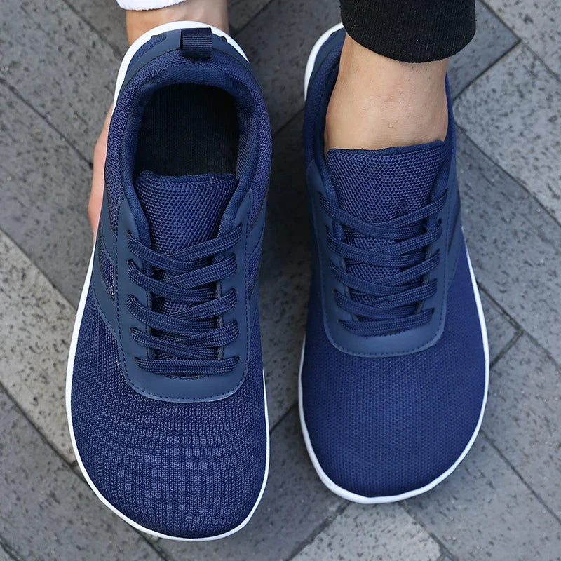 Men's and Women's Wide Toe Barefoot Shoes Outdoor Hiking Shoe Minimalist Running Shoes Lightweight and Breathable Walking Shoes