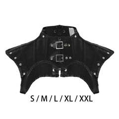 WOMEN'S STEAMPUNK COSTUME ACCESSORIES PU LEATHER SHOULDER SHRUG JACKET Shapewear Short Gothic Shoulder Tops for Women