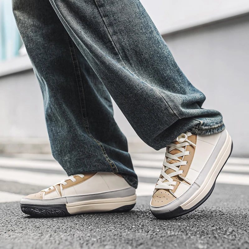 Men's shoes - Spring/Autumn light and fresh street sports casual shoes that are versatile and retro trendy.