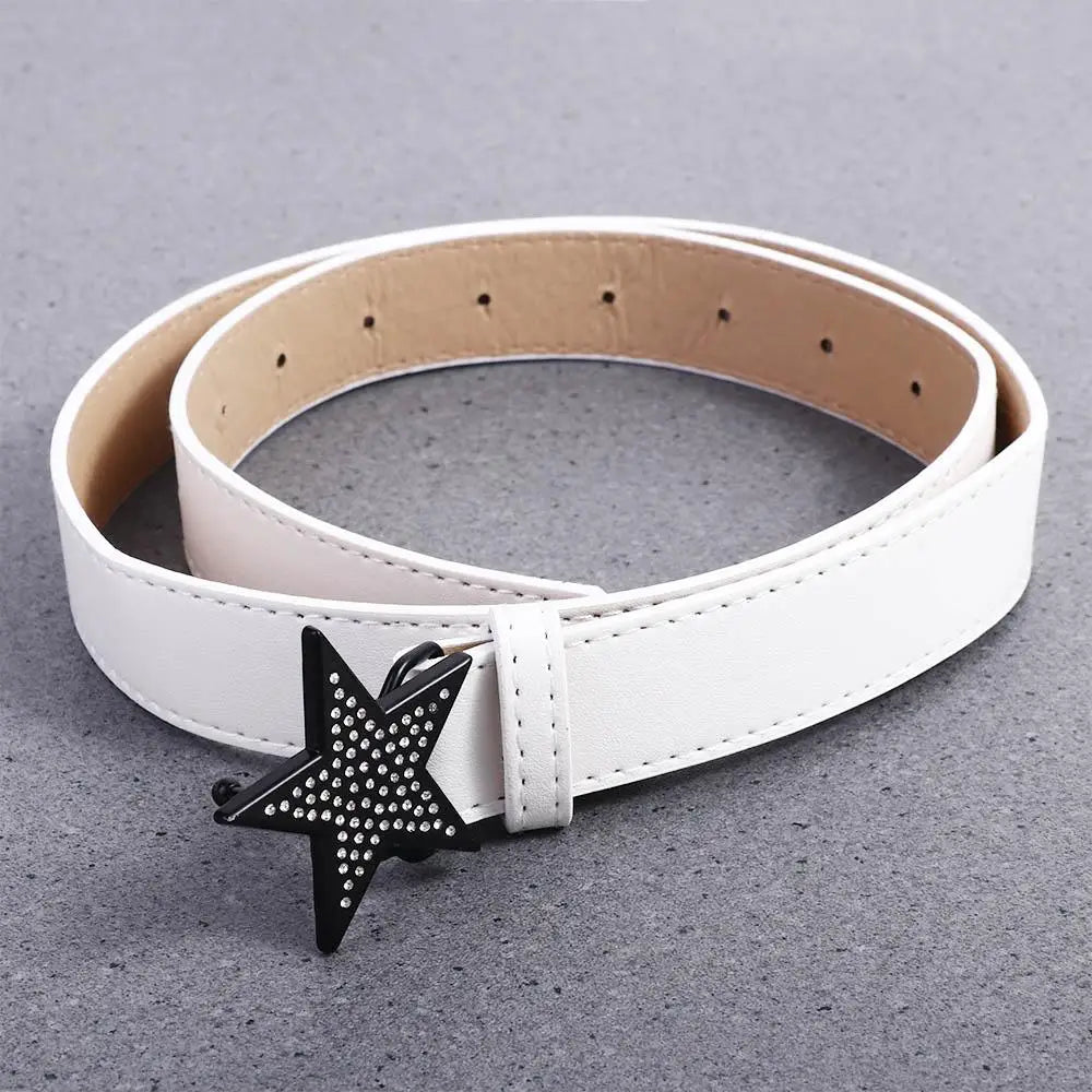 Accessories Width Waist Belt Retro Y2k Waist Strap Corset Belt Adjustable Waistband Women Waist Belt Star Buckle Belt