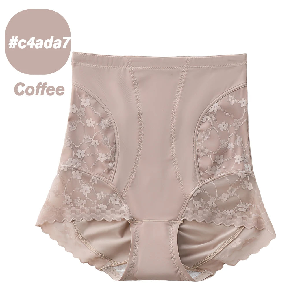 Women's Seamless Underwear Female Panties Quality Lace Antibacterial Woman High Waist Soft Silk Panty Underpants