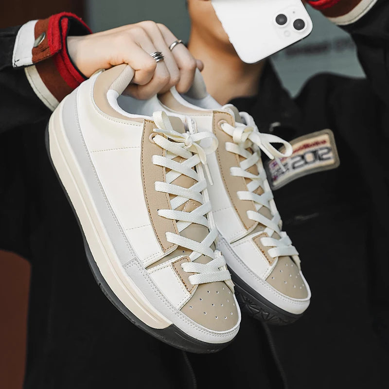 Men's shoes - Spring/Autumn light and fresh street sports casual shoes that are versatile and retro trendy.