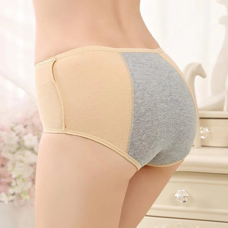 Fashion Women Underwear Female Physiological Pants Leak Proof Menstrual Period Panties Cotton Health Seamless Briefs Warm