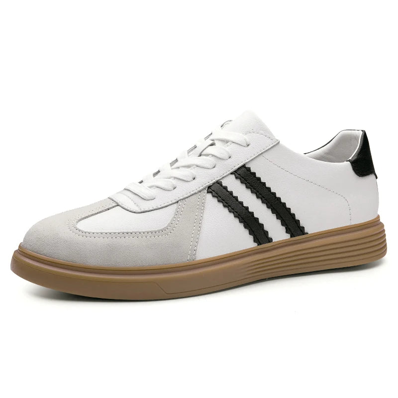 Shoes Men 2025 Trend Casual Sneakers Comfortable Lace Up Flats Tennis Shoe Breathable Walking Jogging Shoe