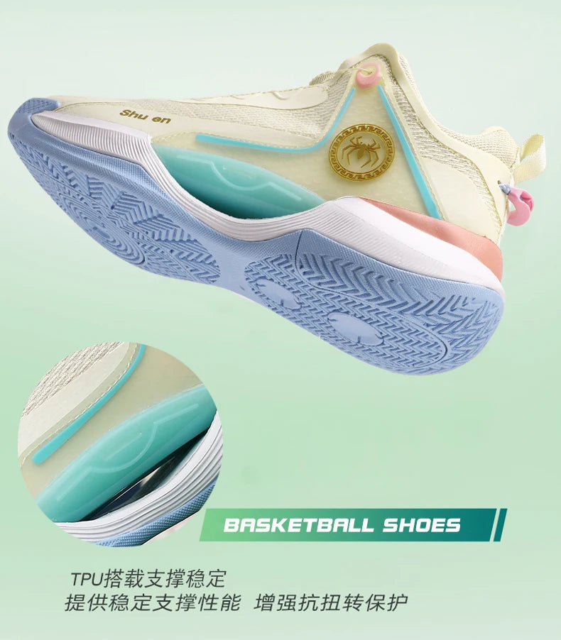 2025 Men'S And Women'S Basketball Shoes Lightweight Breathable Shock-Absorbing Anti Slip Daily Training Sports Shoes 36-45