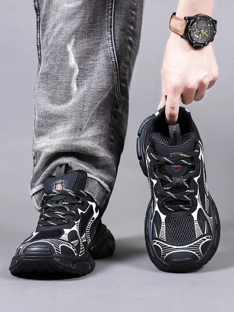 Men Sport Shoes Casual Fashion Male Running Sneaker High Quality Breathable Lightweight Outdoor Walking Anti-slip Footwear Tenis