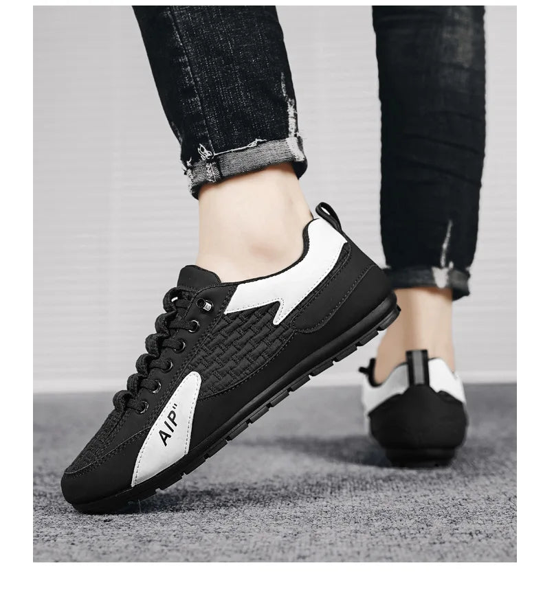 New men's shoes, summer men's fashion casual sneakers, trendy shoes, kick-off drives, soft-soled beanie shoes tenis masculino