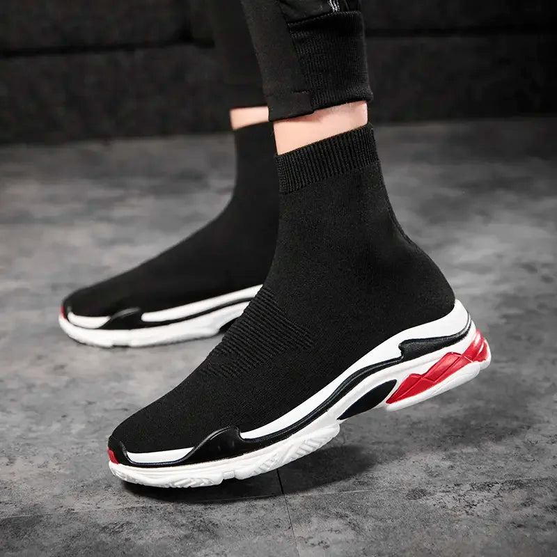 Shoes for Men Sneakers Men All Brands Tennis Loafers Shoes Tide Women Elastic Socks Shoes Fashion Casual Shoes Large 2024 Autumn